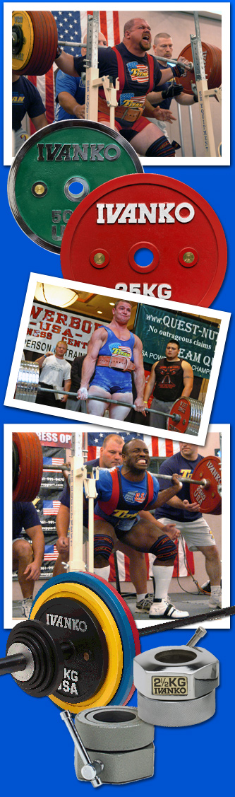 Ivanko Powerlifting Bars and Plates