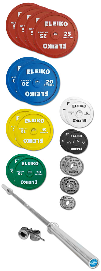 The Legionarii Eleiko Powerlifting Set
