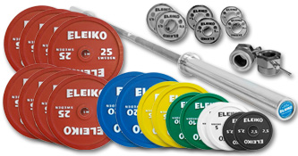 The Gladiator Eleiko Powerlifting Set
