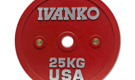 Ivanko Calibrated Painted Powerlifting Competition Plates